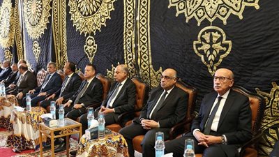 قيادات القضاء والعدل يقدمون واجب العزاء في شهداء حادث المنيا