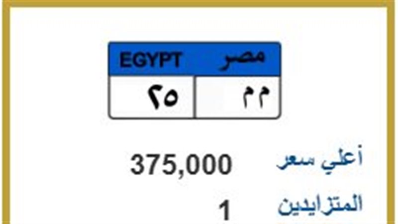 لوحة معدنية مميزة 