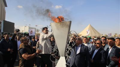 «صبحي» و«الزملوط» يشهدان إطلاق شعلة أولمبياد المحافظات الحدودية