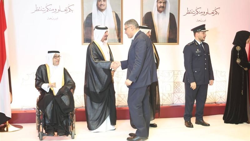 محافظ الجيزة يشهد احتفالية اليوم الوطني لدولة قطر