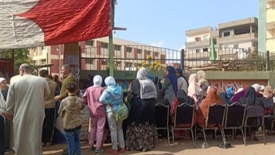 انتخابات مجلس النواب .. توافد الناخبين أمام اللجان بالمنوفية للإدلاء بأصواتهم 