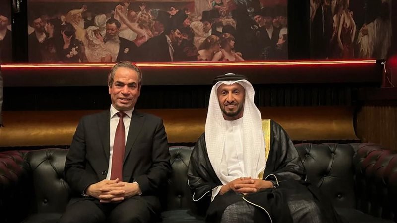 المسلماني ورئيس الإعلام الإماراتي 