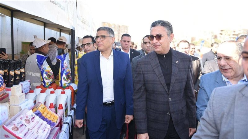 وزير التموين ومحافظ الجيزة