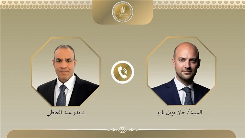 وزيري خارجية مصر وفرنسا