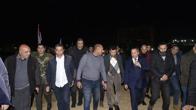  وزير الشباب والرياضة ومحافظ بورسعيد 