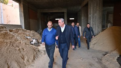 محافظ الغربية يتابع إنشاء المبنى الإداري الجديد بديوان المحافظة ونسبة التنفيذ 75%