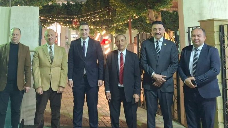 النائب محمد رزق ووفد مستقبل وطن خلال المشاركة