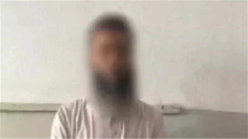 المتهم عقب القبض عليه