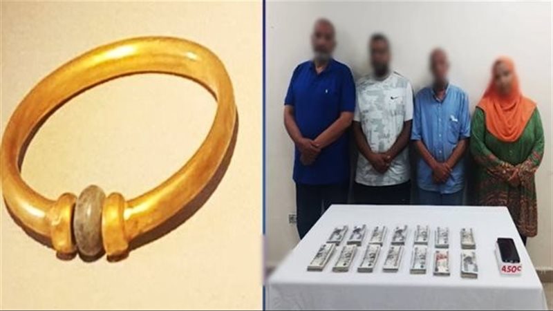 المتهمين و الاسورة المسروقة