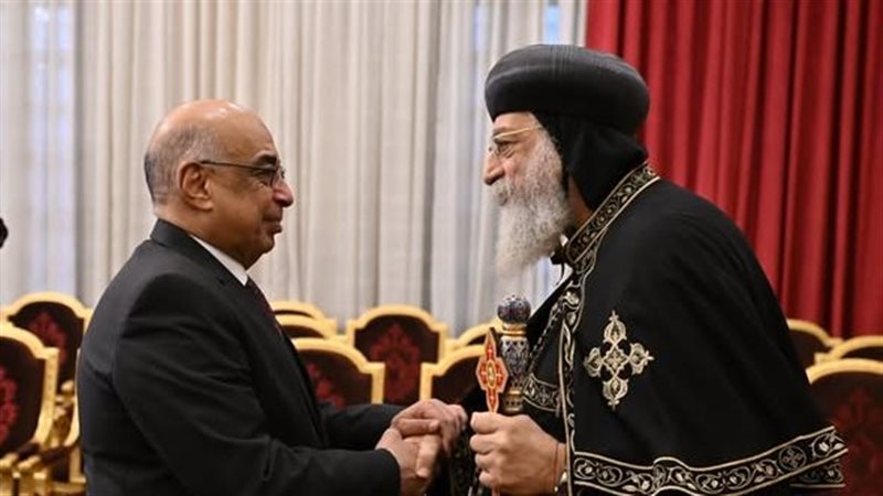 البابا تواضروس ووزير العدل 