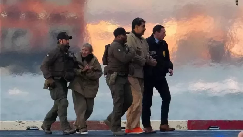 مادورو وزوجته أمام المحكمة 