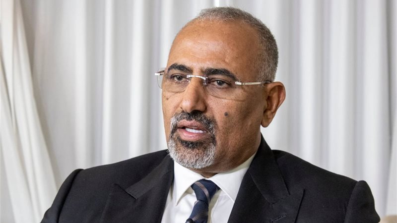 الزبيدي رئيس المجلس الانتقالي الجنوبي
