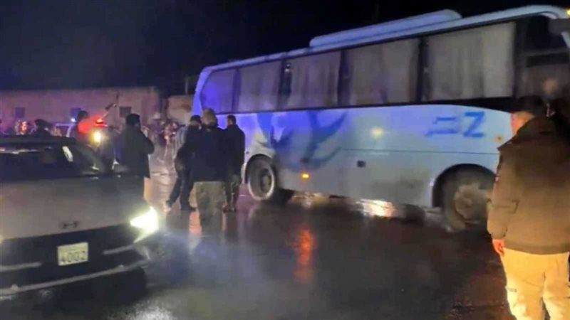  حافلات تقل عناصر تنظيم «قسد» المسلحين