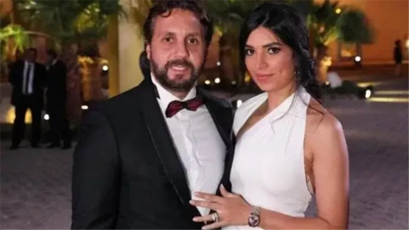 هشام ماجد وزوجته