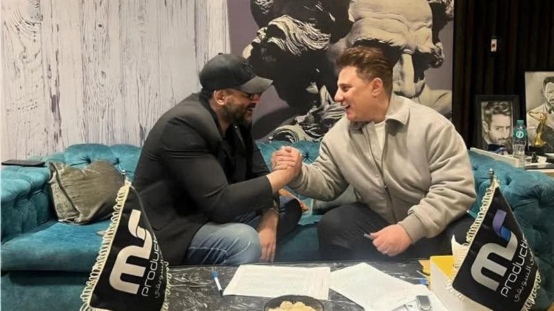 محمد عبد المنعم مع المنتج مصطفى السويفي