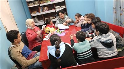 ورشة فنية للأطفال ذوي الهمم بالقناطر الخيرية ضمن أنشطة قصور الثقافة
