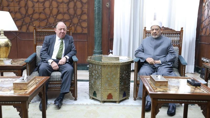شيخ الأزهر خلال اللقاء