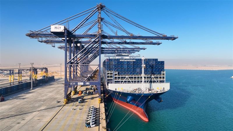 محطة البحر الأحمر لتداول الحاويات بميناء السخنة