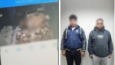 تاجر وعامل..الأمن يكشف تفاصيل فيديو لممارسة أعمال الفجور داخل محل بالفيوم 