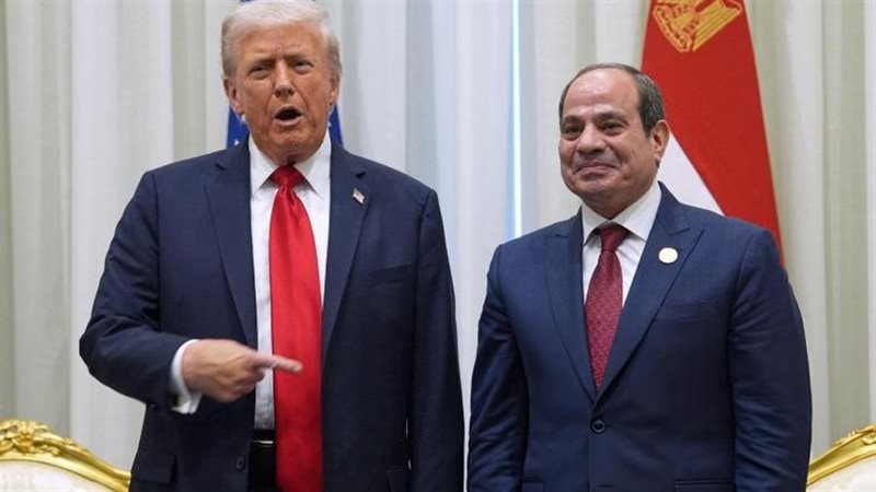 الرئيس السيسي ونظيره الأمريكي 