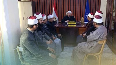 وكيل أوقاف دمياط يناقش سبل ضبط منظومة العمل الدعوي