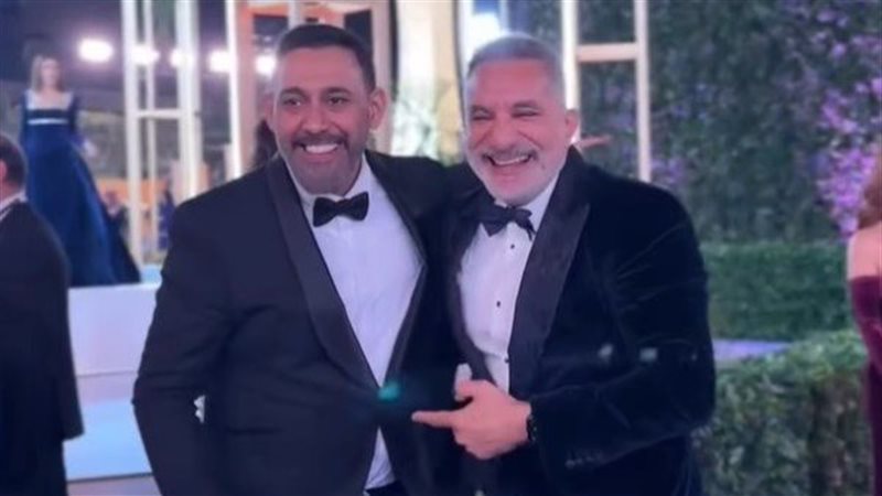 باسم يوسف وعمرو مصطفى