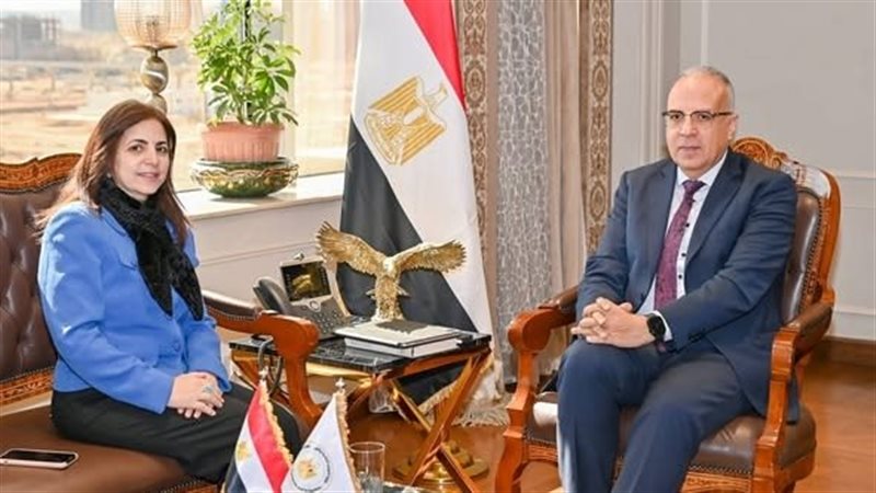  الدكتور هاني سويلم والسفيرة نيرمين الظواهري