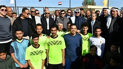 وزير الرياضة يفتتح تطوير المبنى الإداري والملعب الخماسي بمركز شباب أبو طويلة