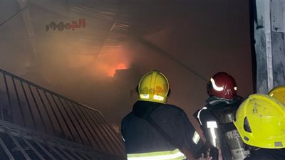 التحقيق في واقعة حريق مصنع أحذية بمدينة بدر