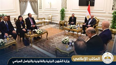 رئيس الوزراء يزور «النواب» لتهنئة هشام بدوي ويشدد على شراكة الحكومة والبرلمان