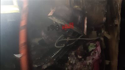 انتداب المعمل الجنائي لتحديد سبب حريق شقة بجوار مكتب بريد حدائق القبة 