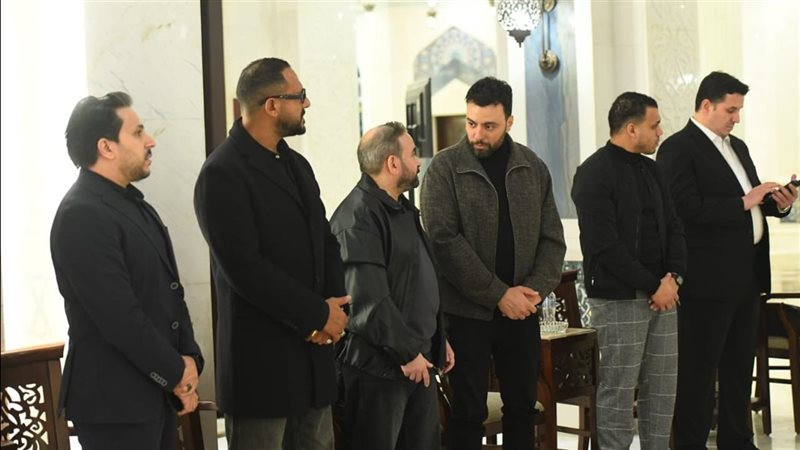 عزاء والد الموزع أحمد إبراهيم