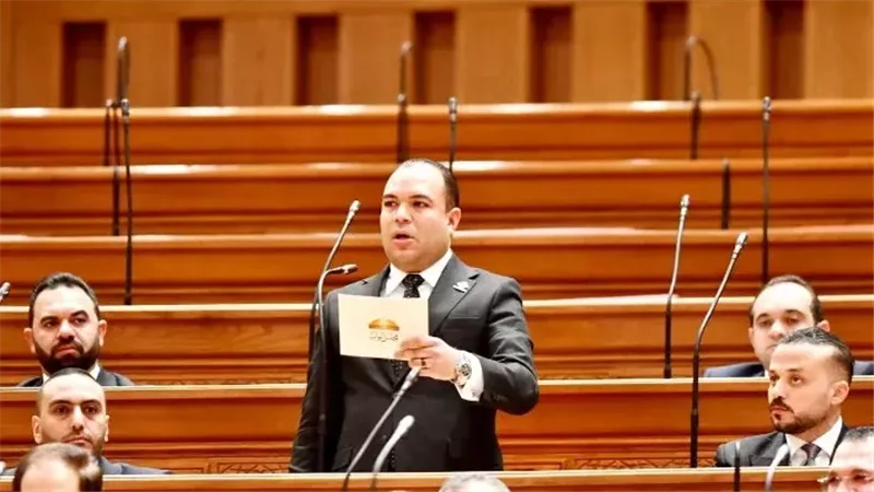  النائب أحمد عصام الدين، رئيس الهيئة البرلمانية لحزب المؤتمر