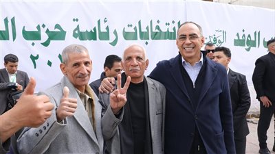 هاني سري الدين يصل إلى مقر الوفد للإدلاء بصوته في انتخابات رئاسة الحزب| صور