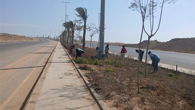 رفع كفاءة طريق امتداد التسعين الجنوبي