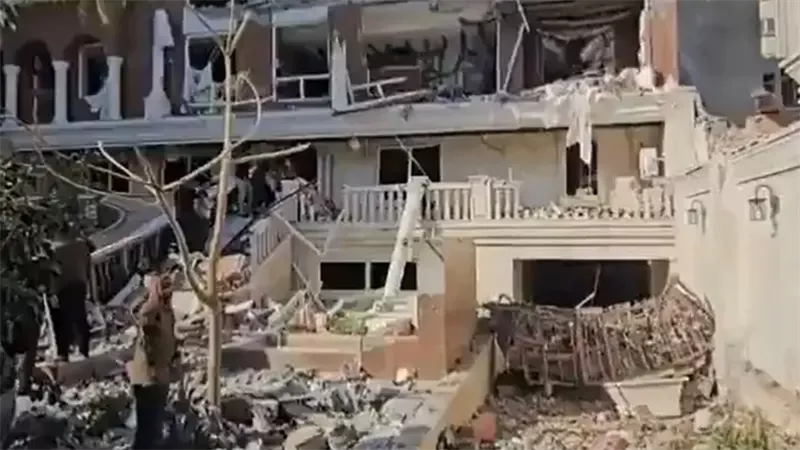موقع الضربة