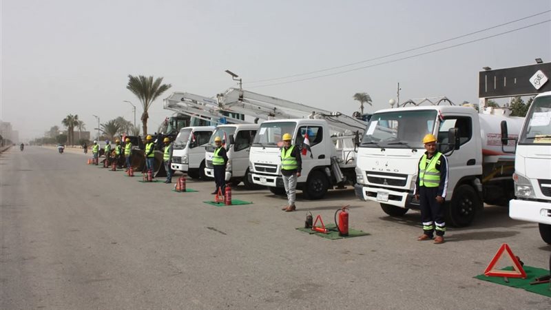 اصطفاف المعدات 