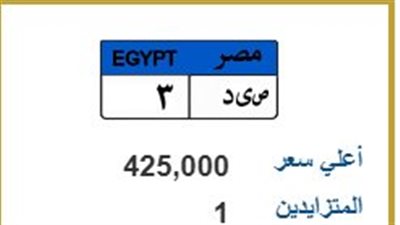 بمشاركة متنافس وحيد..لوحة 