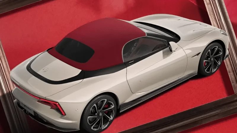 بسعر 2.75 مليون جنيه.. MG Cyberster الكهربائية تصل مصر رسميً