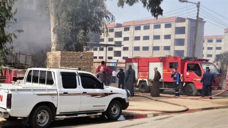 صورة من موقع الحريق 