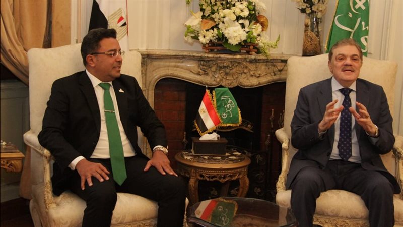 باسل عادل رئيس حزب الوعي يهنىء السيد البدوي برئاسة الوفد