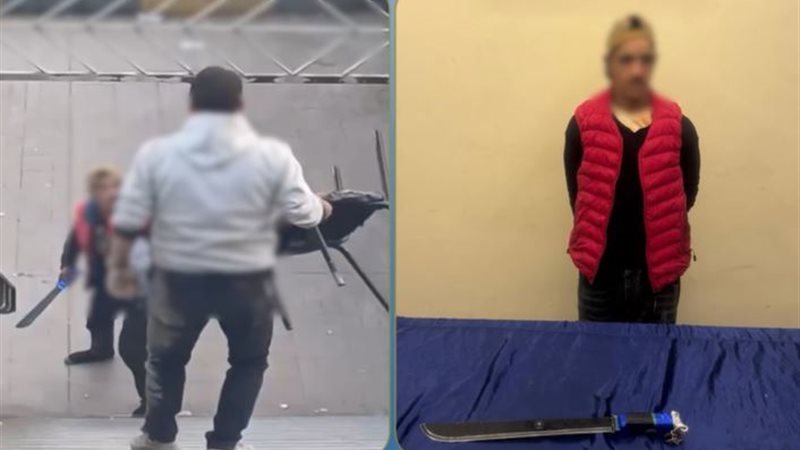 المتهمان عقب القبض عليهما