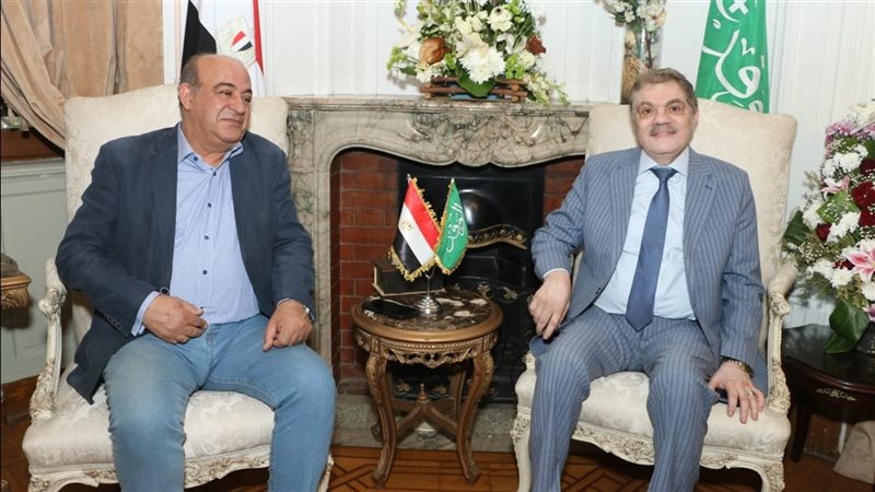 رئيس الوفد يستقبل نائب رئيس حزب المؤتمر