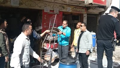 لليوم الثاني على التوالي .. حملات لإعادة الانضباط بشارع مستشفى الصدر بالعمرانية