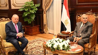 المستشار عصام فريد يستقبل رئيس مجلس الدولة 