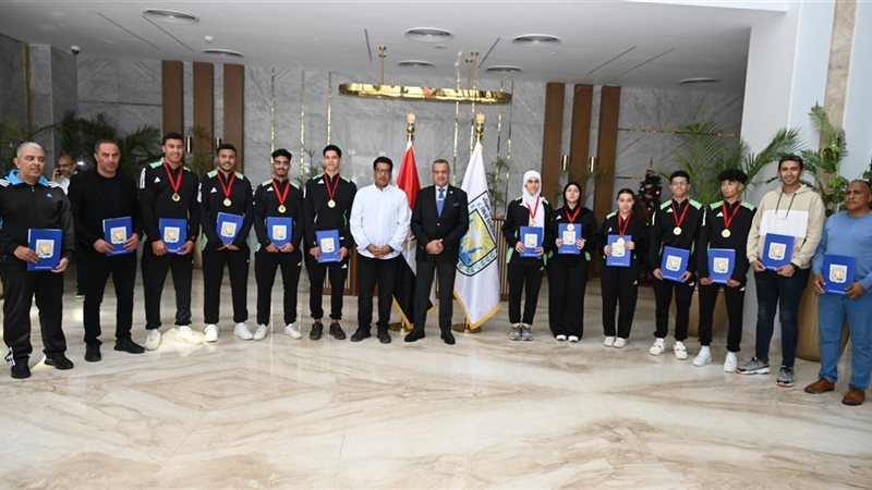 تكريم الفائزين في أولمبياد المحافظات الحدودية