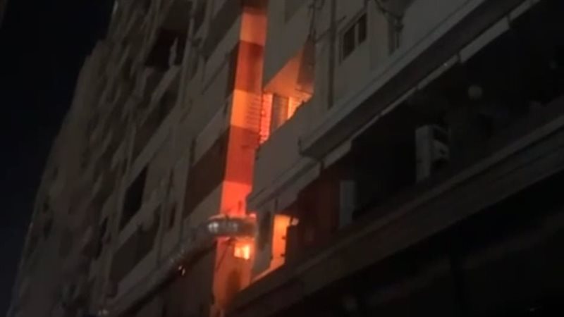 صورة من موقع الحريق 