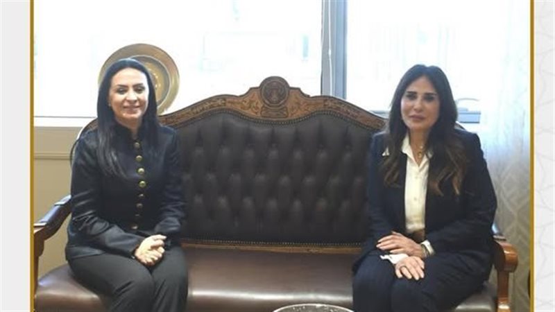 جانب من لقاء وزيرة الاسكان ووزيرة التضامن 