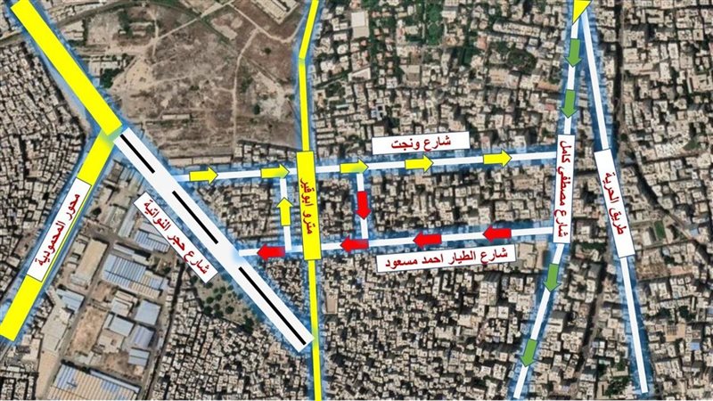 الطرق البديلة لأعمال تطوير منطقة ونجت بالإسكندرية 