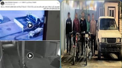 اعترافات المتهمين بسرقة دراجتين ناريتين من أمام شركة بالغربية